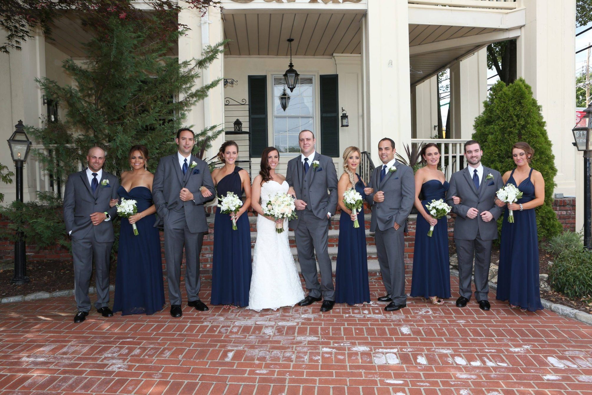 David’s Country Inn bridal party outside